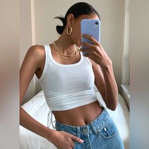 Princess Polly MADELYN TOP WHITE